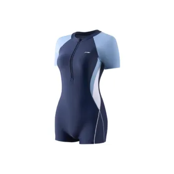 LiNing Sports Series One piece Swimsuit Women's Ice Sea Chilled Blue