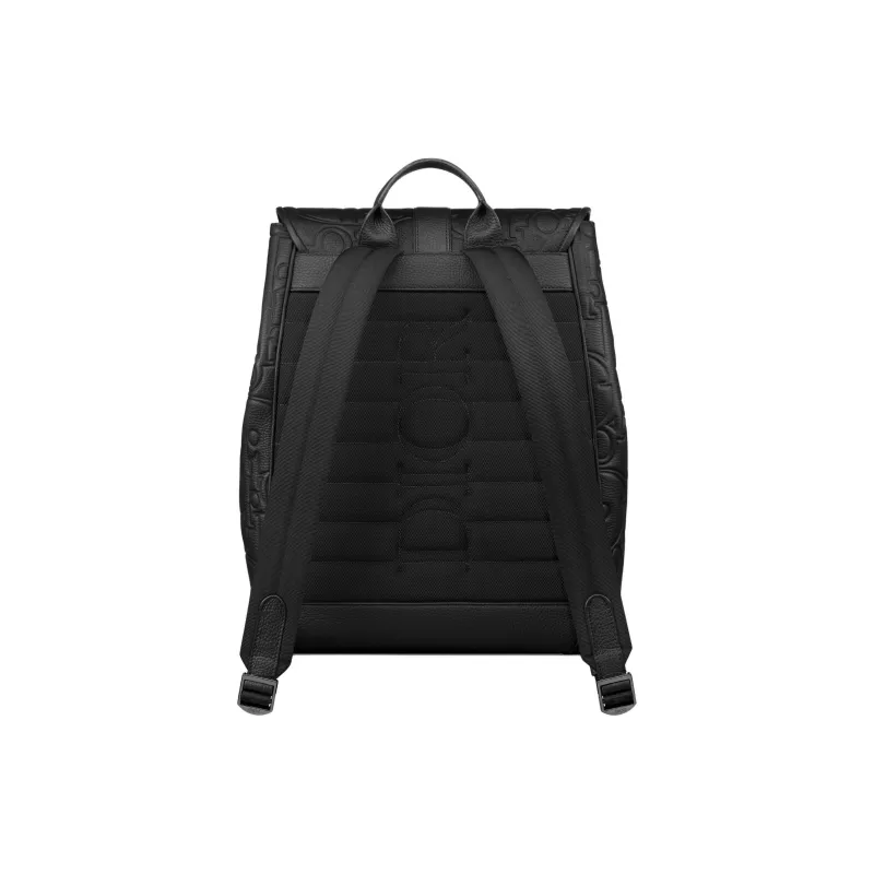 DIOR Grained Calfskin Backpack Men's Black-1