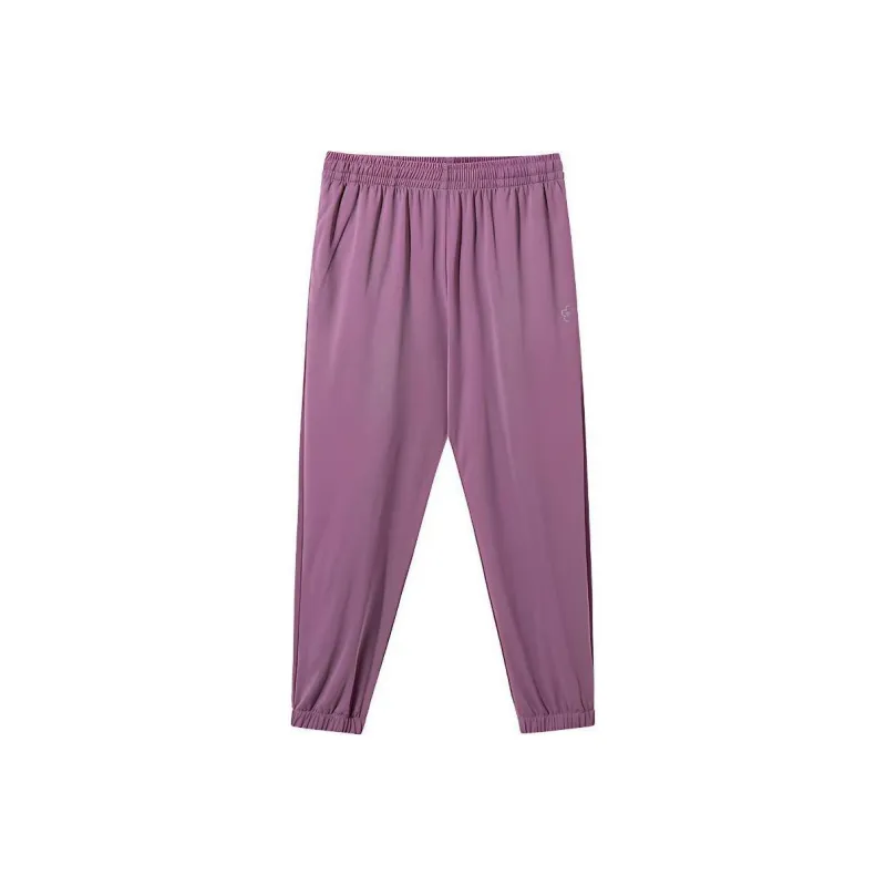 QIAODAN Sports Pants Women's Cherry Grass Purple-0