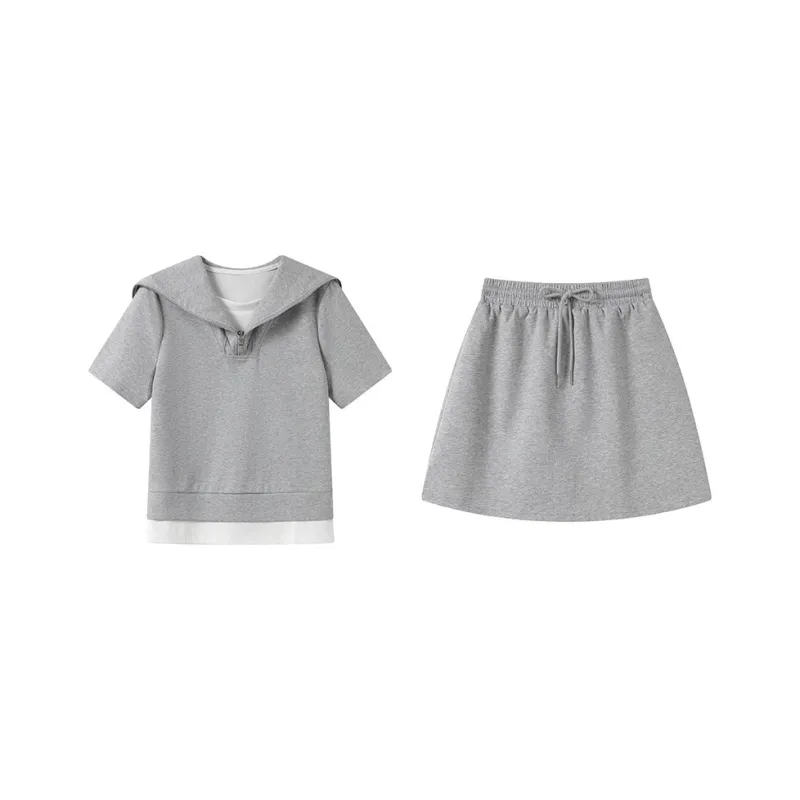 GULIANFEI Two Piece Skirt Sets Women's-0
