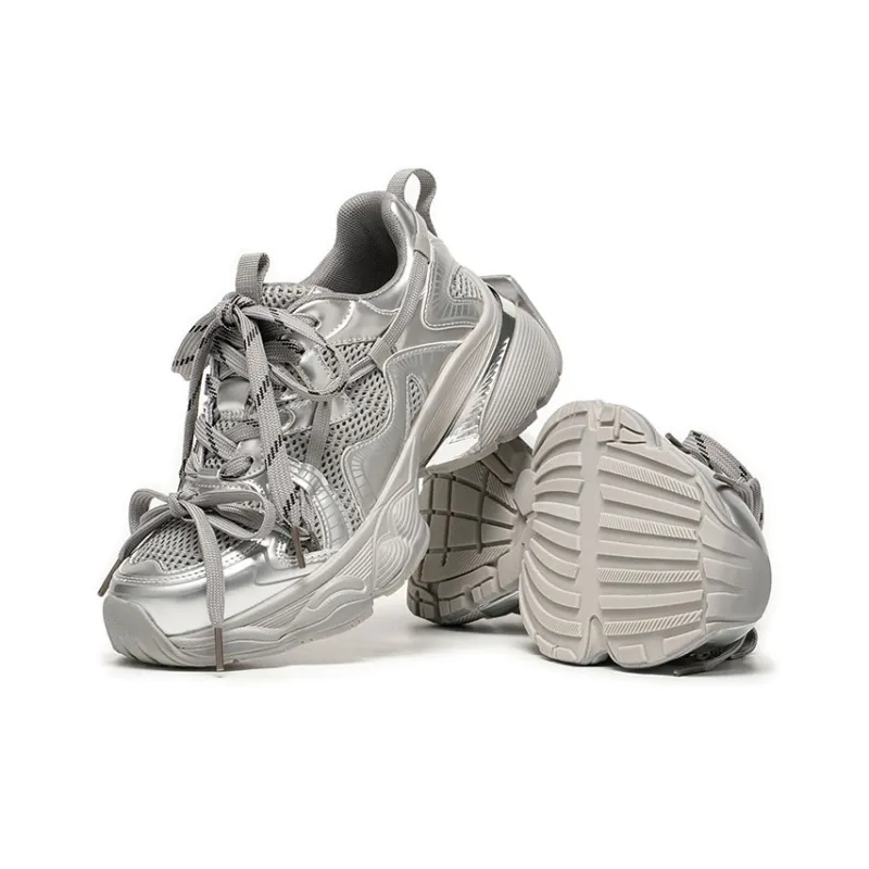 Beau Today Shock Absorbers With Slip Resistant And Abrasion Resistant Properties Low Top Chunky Sneakers Women's-15
