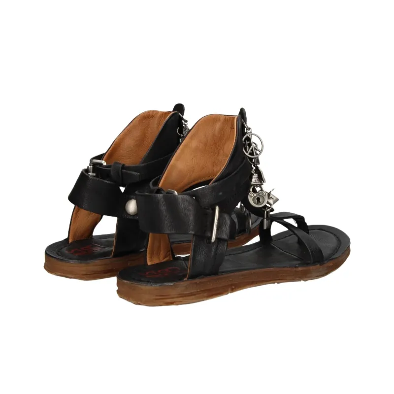 AirStep Roman Sandals Women's Black-2