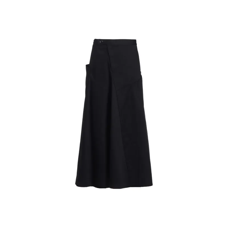Yohji Yamamoto Panelled Skirt-0