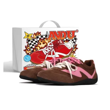 AND U Cushioning Abrasion Resistant Breathable Slip Resistant Low Top Double Lace Up Skateboard Shoes Unisex