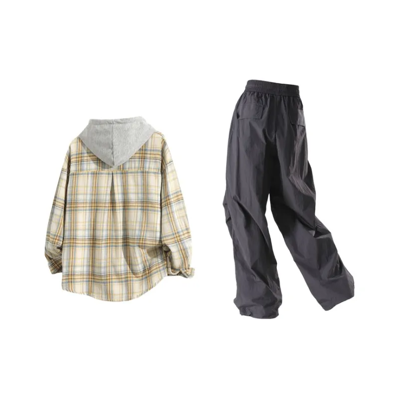 LIVINGTOWN Shirt Matching Set Unisex-5