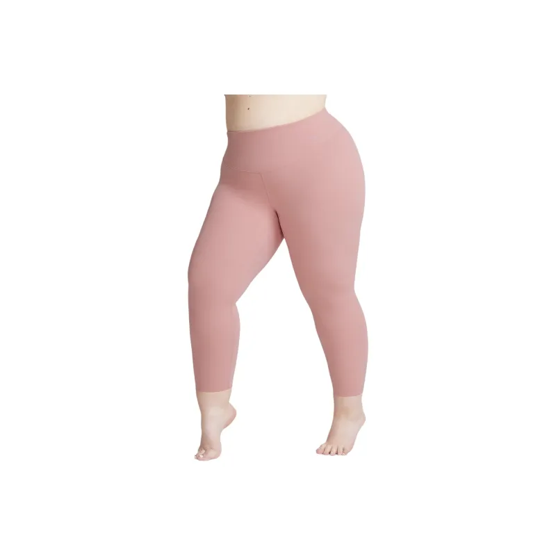 Nike Zenvy Women's Gentle-Support High-Waisted 7/8 Athletic Trousers Women's Peach Pink-0