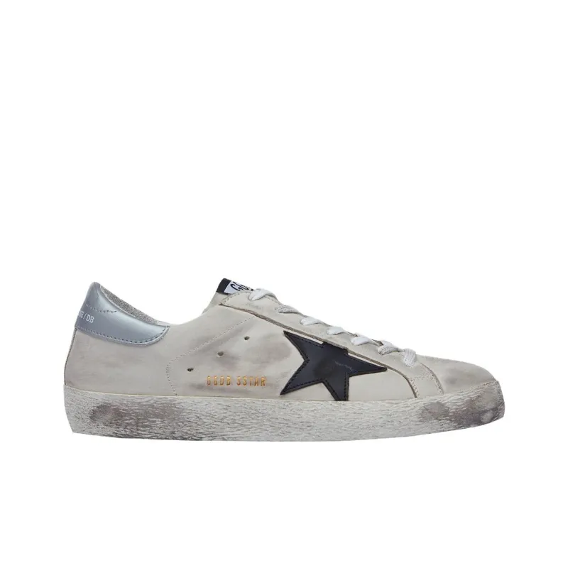 Golden Goose Super Star Low Top Skateboard Shoes Men's Cream-1