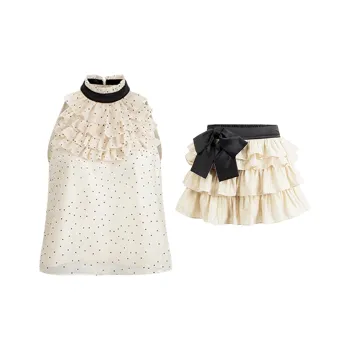 PAZZO Skirt Set Women's Apricot