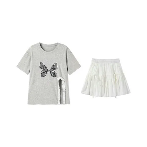 PLANE DRIFT Two Piece Skirt Sets Women's