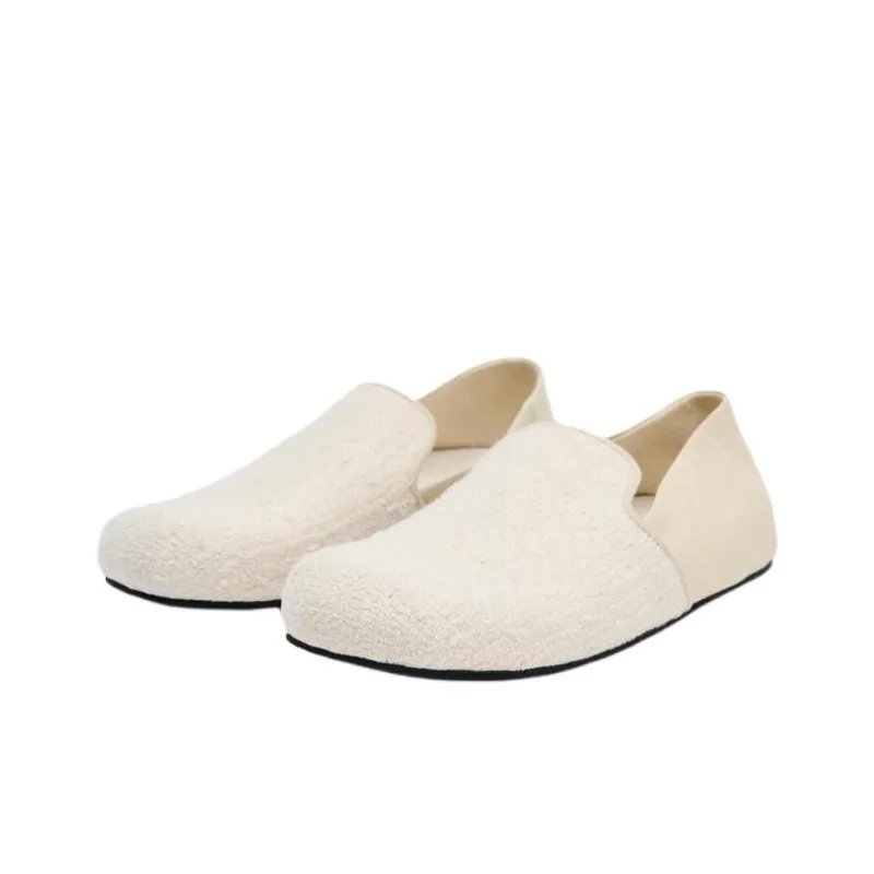 LINFANGLU x ZARA Casual Shoes Men's Light Beige Yellow-2
