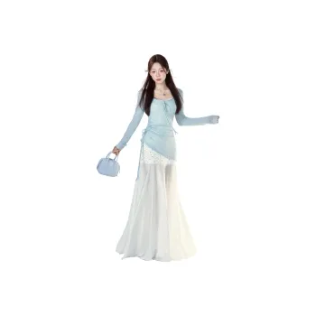 FLIM Two Piece Skirt Sets Women's White Set