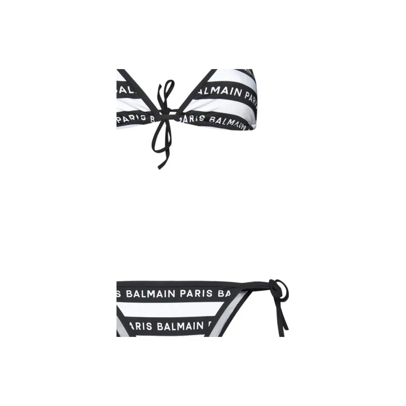 BALMAIN Bikini Women's Black White-3