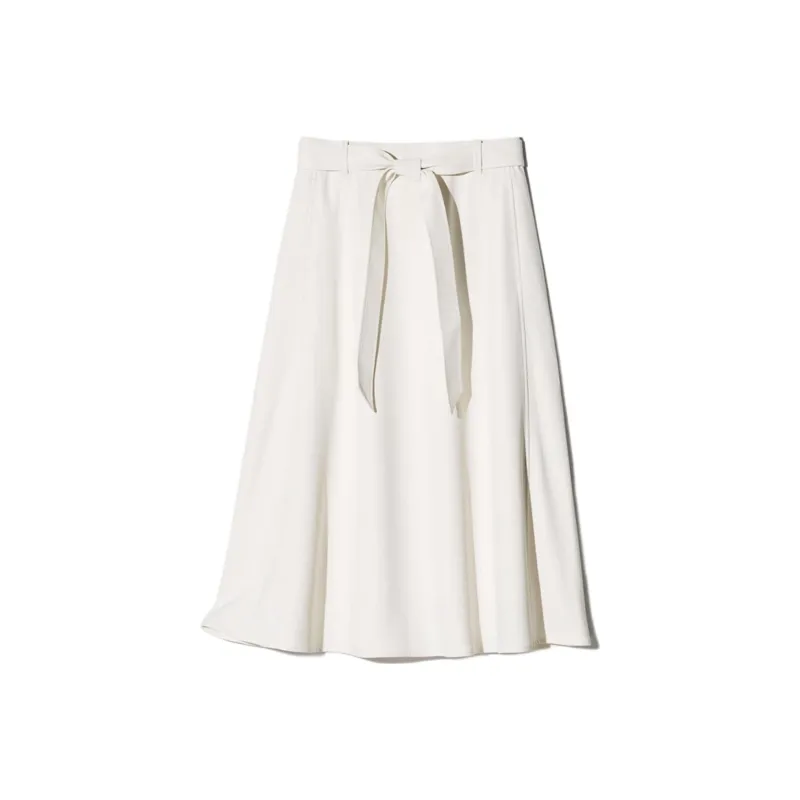 UNIQLO Casual Long Skirts Women's Ivory-0
