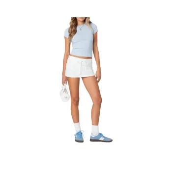Edikted Bayside Slitted Micro Skort Casual Short Skirts Women's