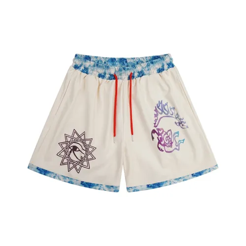 BKCXZICE Sports Shorts Unisex Ecru