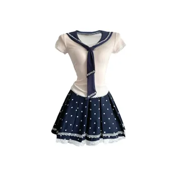 Udon House Two Piece Skirt Sets Women's
