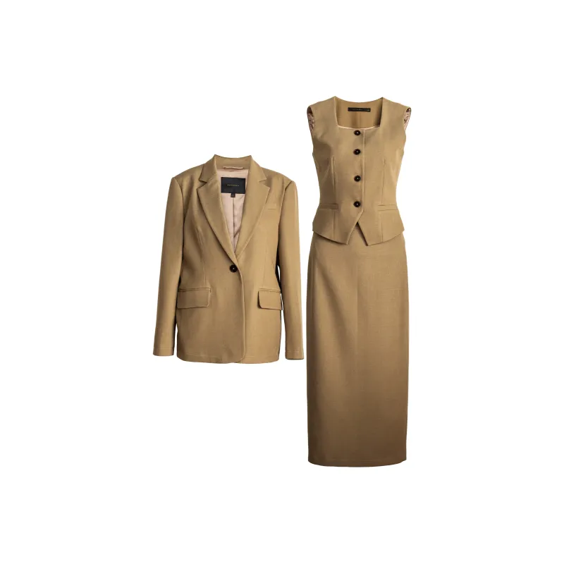 ROEYSHOUSE Skirt Set Women's Khaki-0