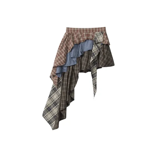 BEAR UNION Casual Short Skirts Women's Red