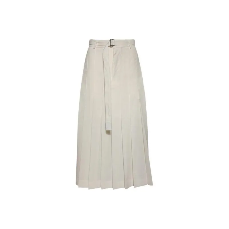 Sacai Suiting Skirt 'Off White'-0
