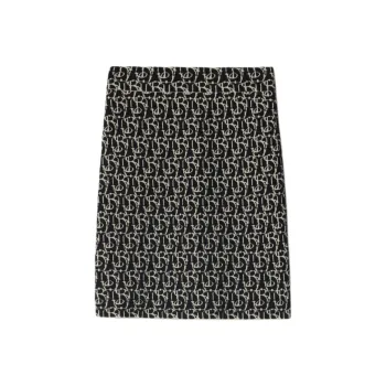 Burberry FW24 Long Skirt Women's Black