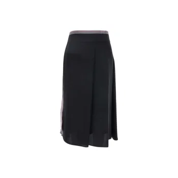 FENDI Cady Drape Detailed Midi Skirt