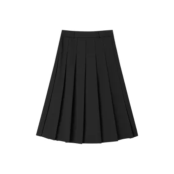 Miss Burde Casual Long Skirt Women's Black