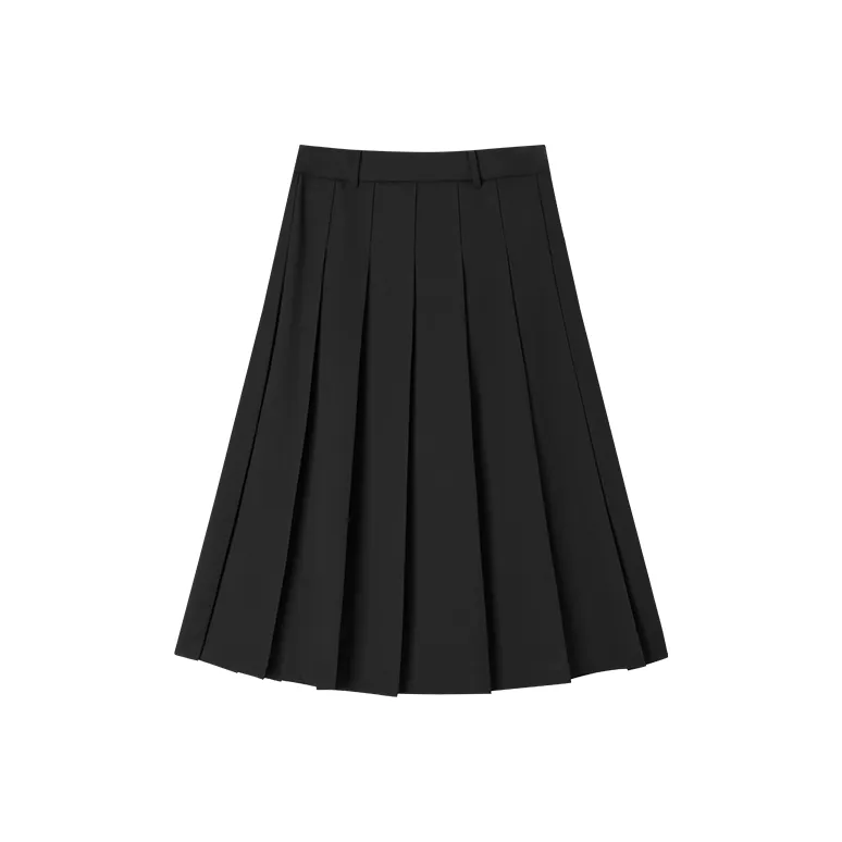 Miss Burde Casual Long Skirt Women's Black-0
