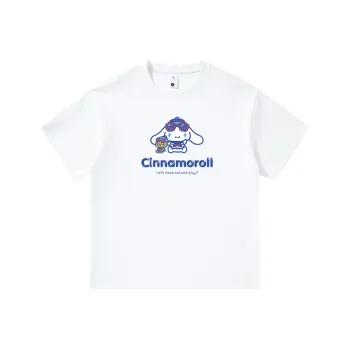 Sanrio x CINNAMOROLL Yugui Dog T Shirt Unisex White