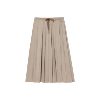 LACOSTE Pleated Maxi Skirt
