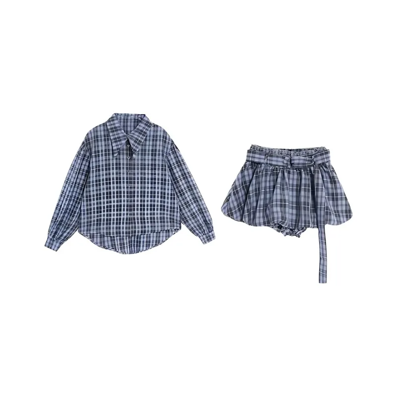 DOSOHEB Two Piece Skirt Sets Women's-0