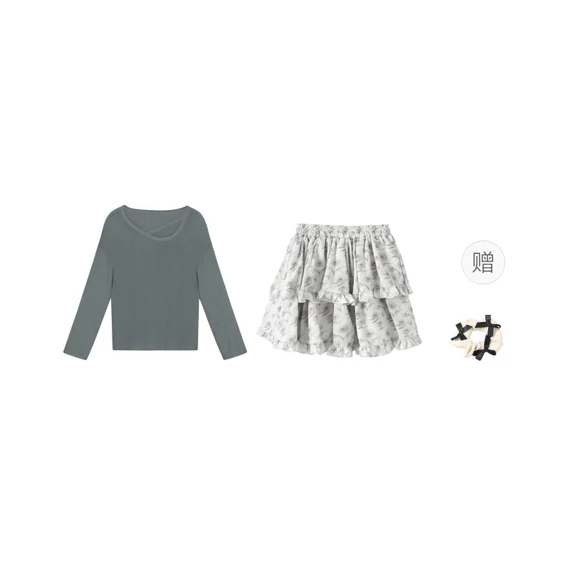 TURN UP Two Piece Skirt Sets Women's-14