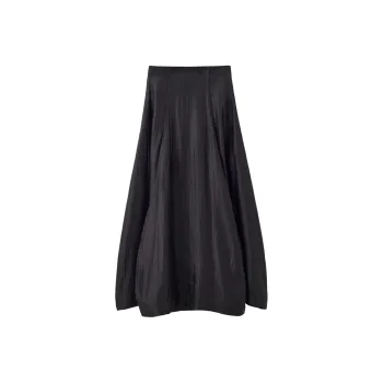 UNIQLO Casual Long Skirt Women's Black