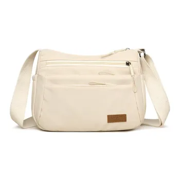 TOUTSEUL YOLO Nylon Fabric Shoulder Bag Women's Ecru/Burgundy/Gray/Black