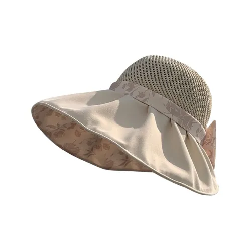 FAIRWHALE Cotton Polyester Blend Bucket Hats Women's