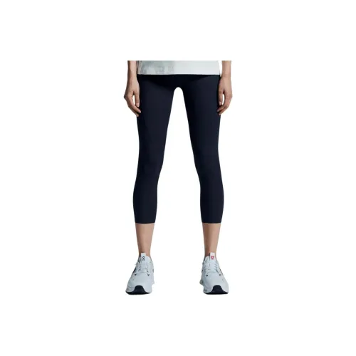 On Swiss National Team Olympic Series Olympic Damen 3/4 Tight Athletic Trousers Women's Black