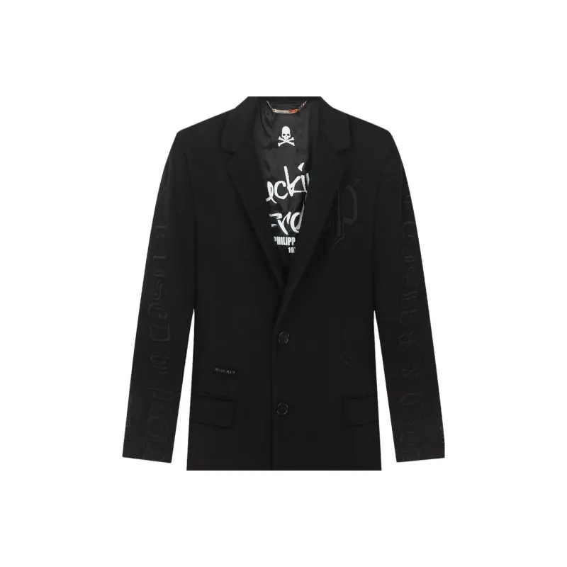 PHILIPP PLEIN Coats Men Black-2