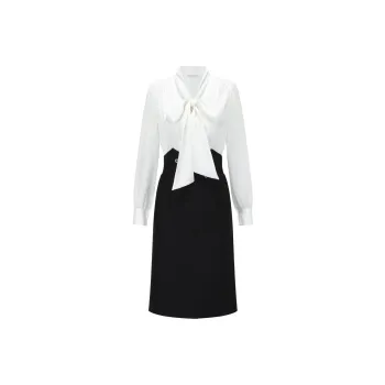 ONE SHALLOW Skirt Set Women's Black White