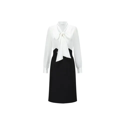 ONE SHALLOW Skirt Set Women's Black White