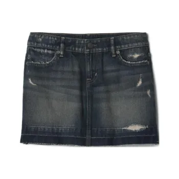 GAP Madhappy Collaboration Denim Short Skirts Women's Blue