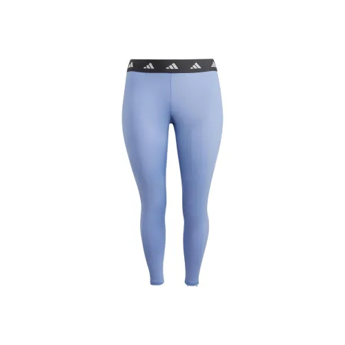 Adidas TECHFIT 7/8 LEGGINGS PLUS SIZE Athletic Trousers Women's Blue