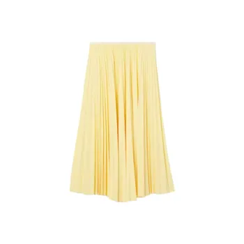 LACOSTE Casual Long Skirts Women's Yellow