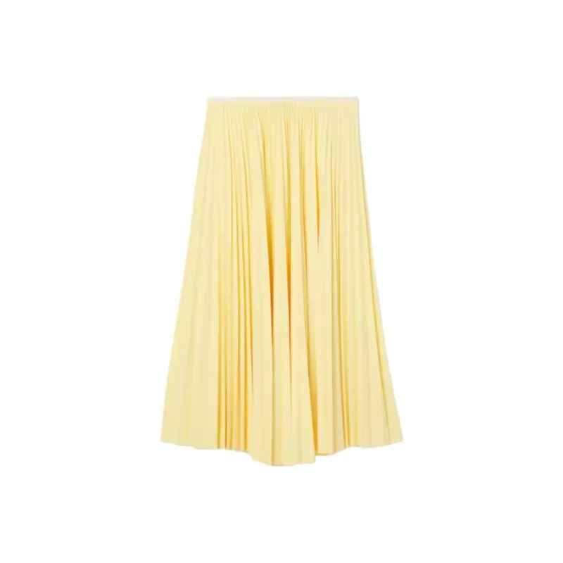 LACOSTE Casual Long Skirts Women's Yellow-0