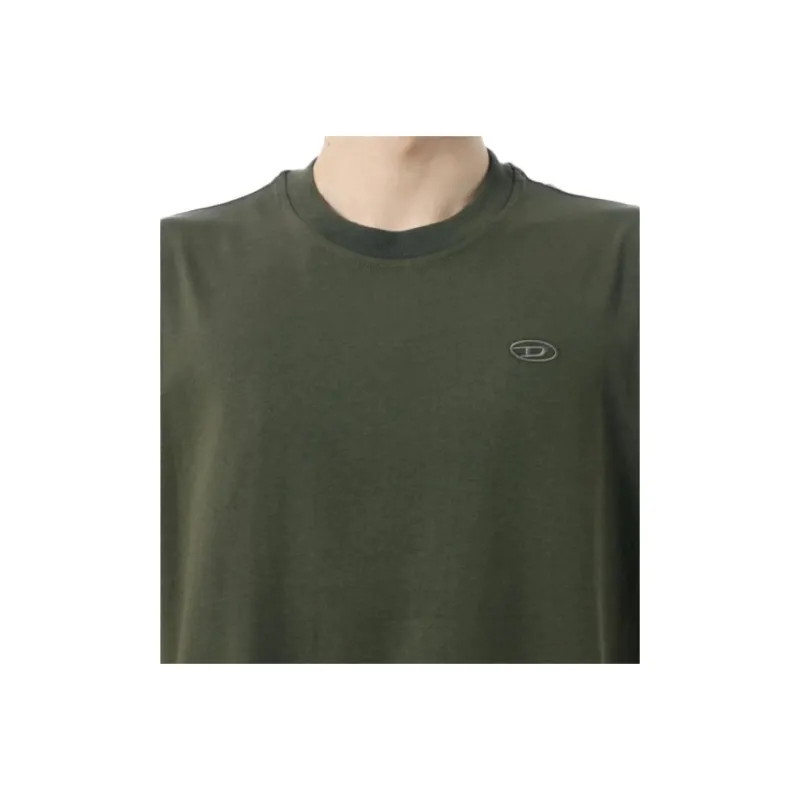 DIESEL SS25 T Shirt Men's Olive Green-4