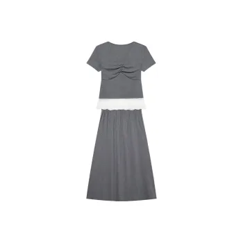 LOUISY AO Two Piece Skirt Sets Women's