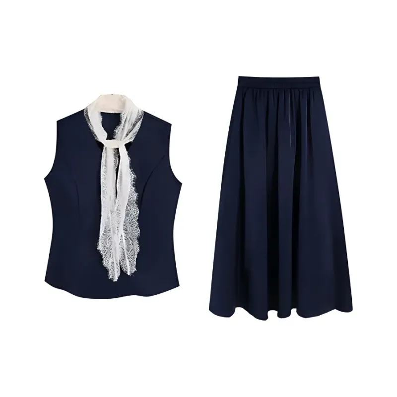 KUNZHUDAXIANG Skirt Set Women's-8