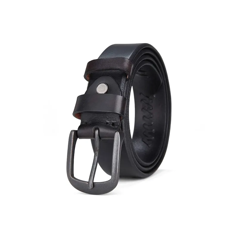 PIERRE CARDIN Top Grain Cow Leather Belts Men's Khaki/Brown/Black 3.4cm-10