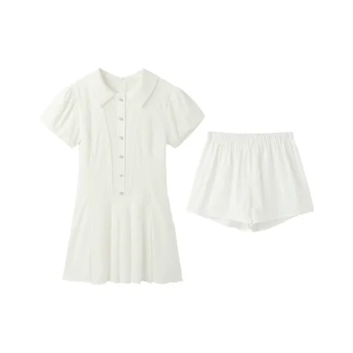 BEAUTIFUL CONFESSION Skirt Set Women's White