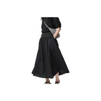 UNIQLO Casual Long Skirts Women's Black