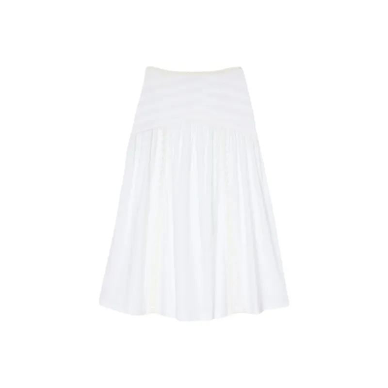Sandro Poplin Midi Skirt-0