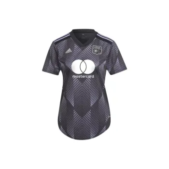 Adidas OLYMPIQUE LYONNAIS 22/23 THIRD JERSEY Soccer Jerseys Women's Black